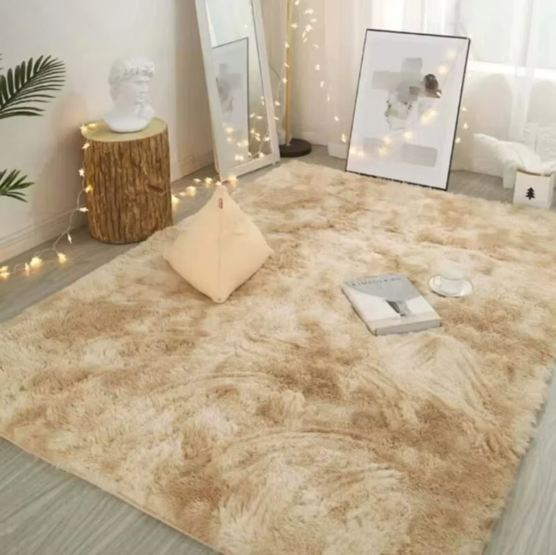 Tapis de chambre en laine original