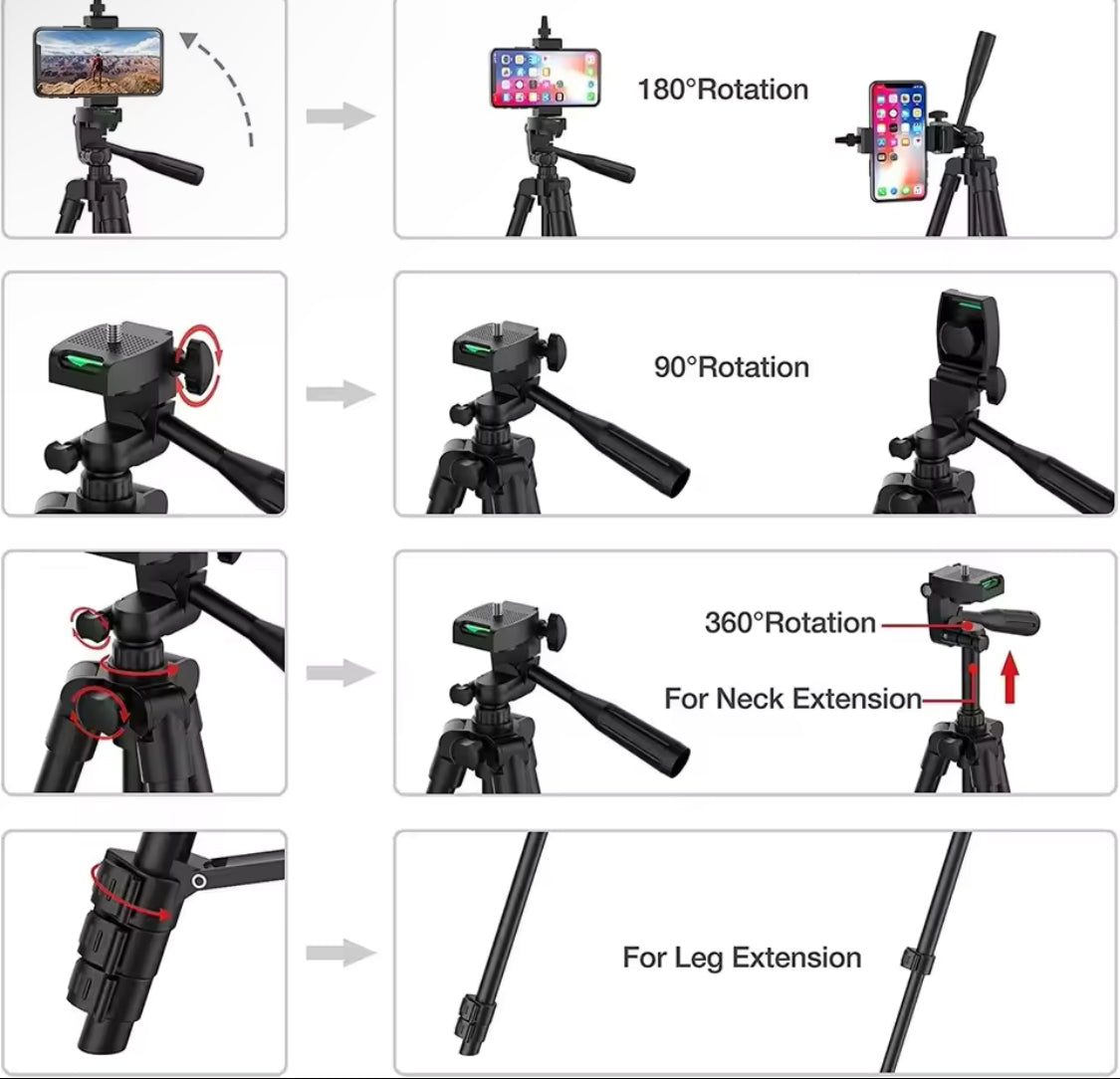 Trépied pour appareil photo de téléphone