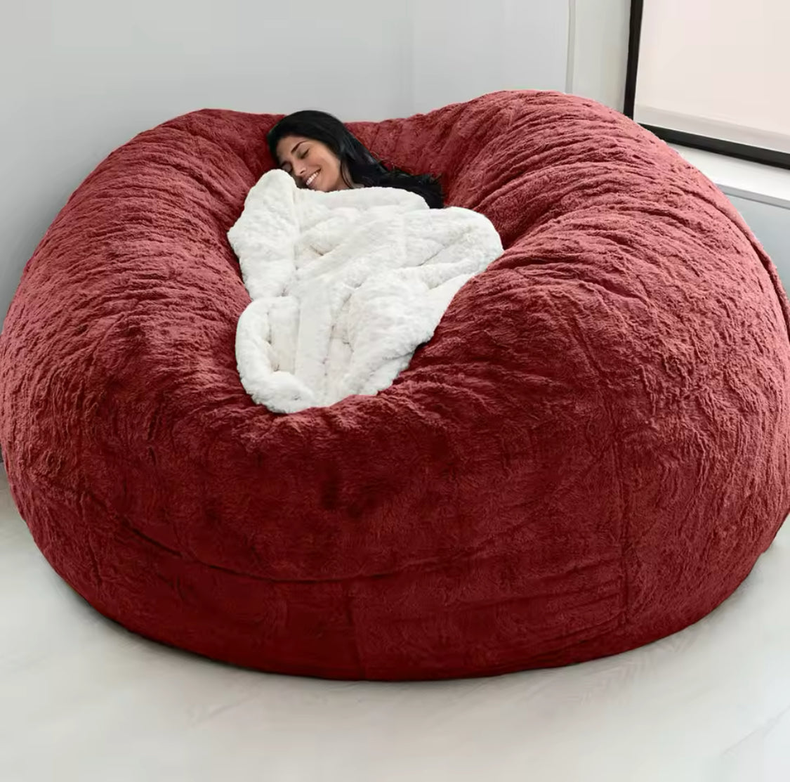 Pouf en peluche