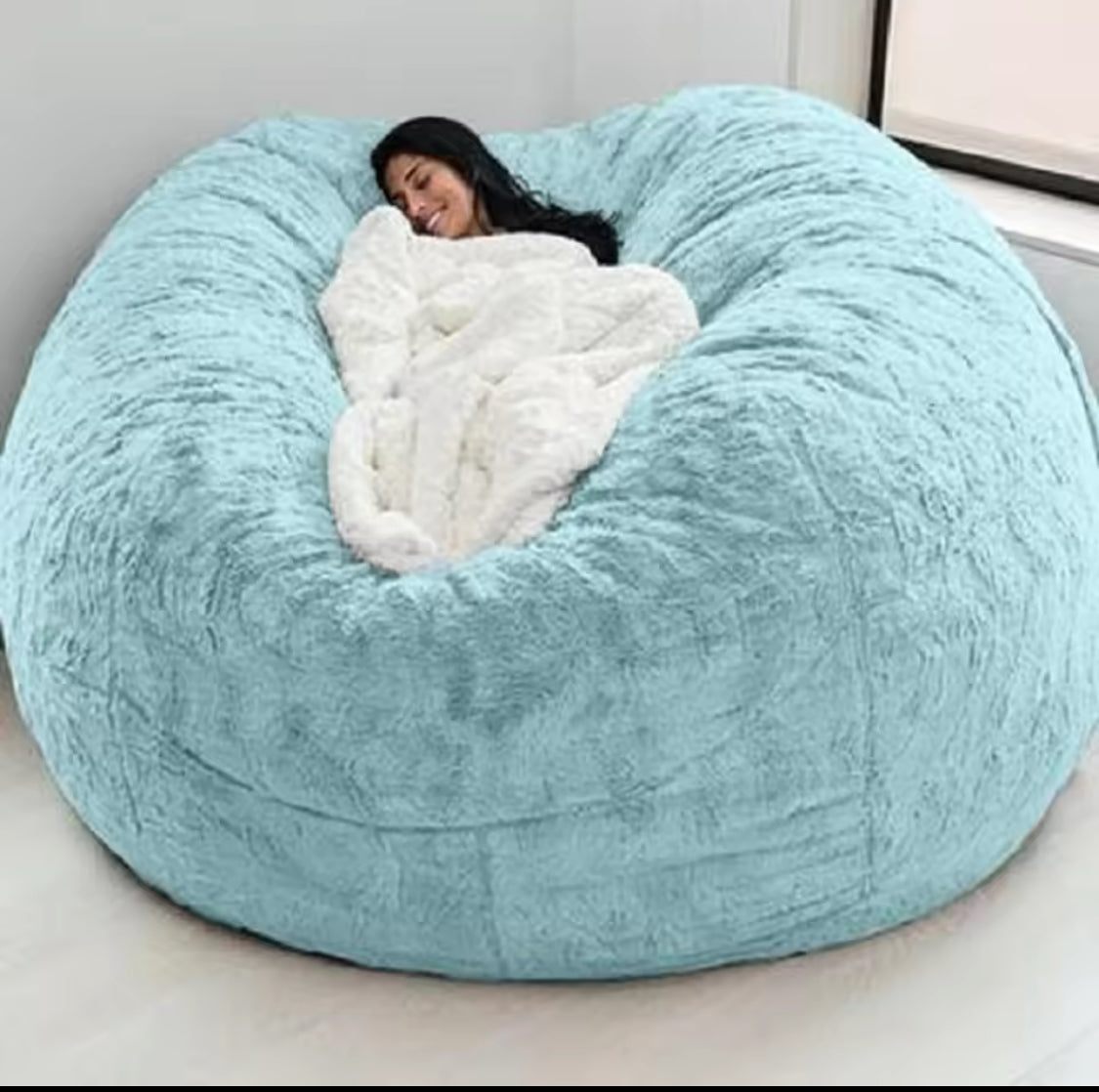 Pouf en peluche